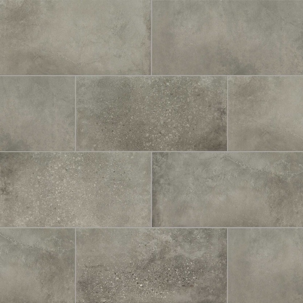 Calypso Graphite 24 In. X 48 In. Matte Porcelain Floor And Wall Tile, 2PK